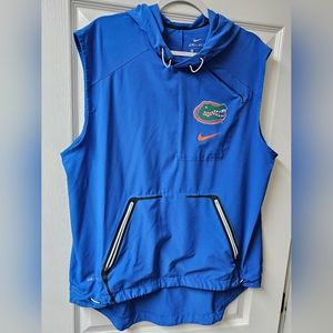 Florida Gators Nike Dri-FIT Men's Sleeveless Hooded Pullover Training Top